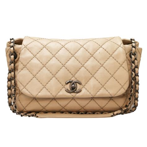 sac chanel beige occasion|sac chanel femme.